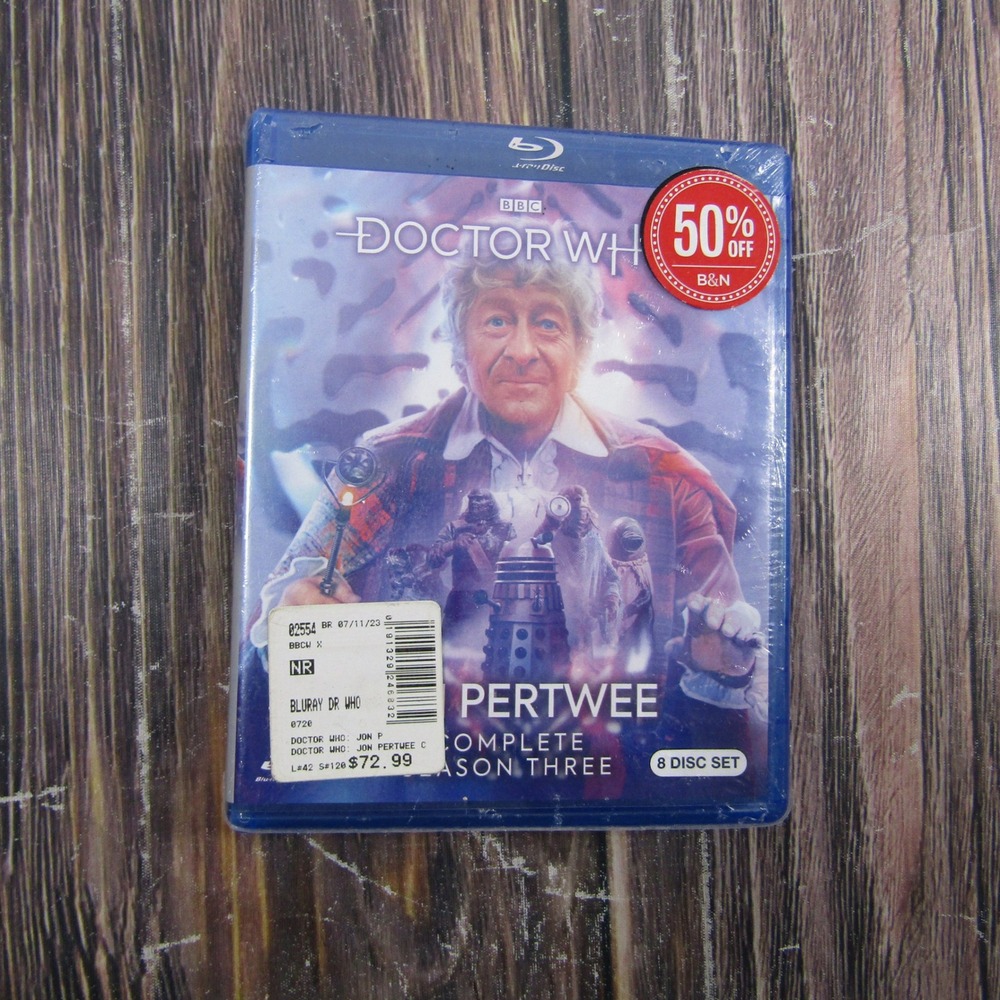 BBC Doctor Who Jon Pertwee Complete Season Three Blu-ray 8-Disc Set New